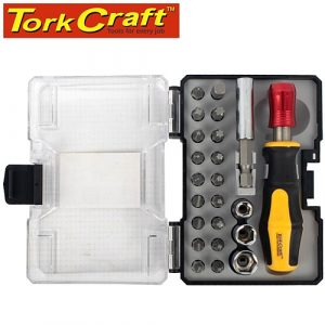 Tork Craft 23Pc Screwdriver Insert Bit Set Incl. Bit Holder | KT6244