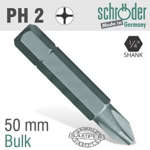 Schroder PH No. 2 x 50mm Insert Bit | SC20089