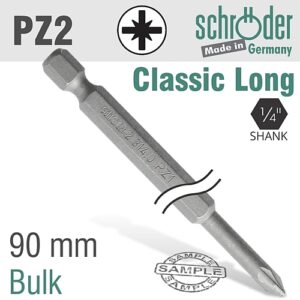 Schroder PZ No. 2 x 90mm Power Insert Bit (Bulk) | SC23189