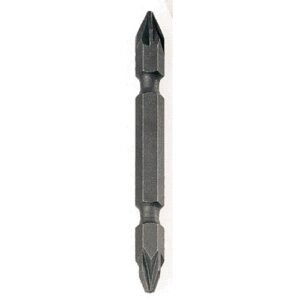 Tork Craft PHILLIPS No. 2 x 65mm PWR Insert Bit Double-Ended (Bulk) | T DE PH0265B