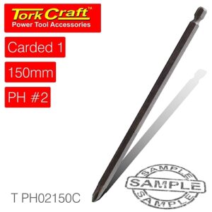 Tork Craft PHILLIPS No. 2 x 150mm Power Insert Bit | T PH02150C