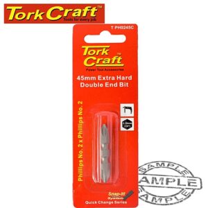Tork Craft PHILLIPS No. 2 & PHILLIPS No. 2 x 45mm Double-Ended | T PH0245C