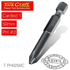 Tork Craft PHILLIPS No. 2 x 50mm Power Insert Bit | T PH0250C