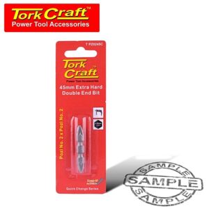Tork Craft POZI No. 2 & POZI No. 2 x 45mm Double-Ended | T PZ0245C