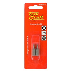 Tork Craft 2/Pk Triangular Insert Bit x 25mm | T SCTR01-2
