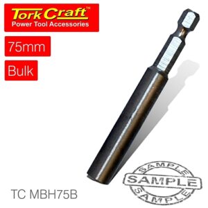 Tork Craft Magnetic Bit Holder 75mm (Bulk) | TC MBH75B