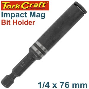 Tork Craft Impact Magnetic Bit Holder 1/4 x 76mm | TCIBH75C