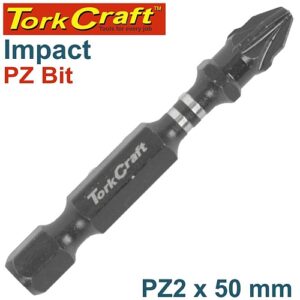 Tork Craft POZI No. 2 x 50mm Impact Power Insert Bit (Bulk) | TCIPZ0250B