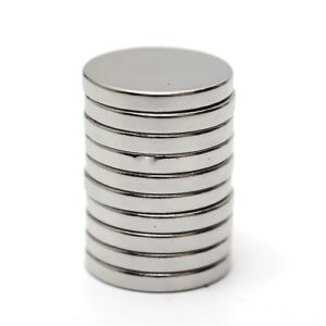 Fortune 10Pc Rare Earth Magnets, 10mm OD x 3mm Thick | 068MAG1