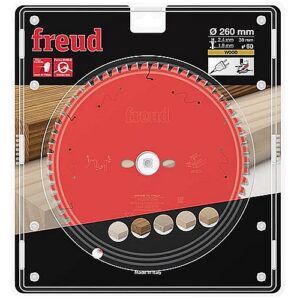 Freud Saw Blade Ø260 MM X B30 MM X 2.4/1.8 MM - 60T | FR26W001M