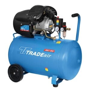 TRADEair 100L Air Compressor, V-Head Direct Drive, 3.0HP, 2.2kW | MCRFC113