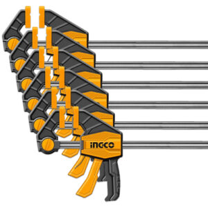 Ingco 6Pc Quick Bar Clamp Set