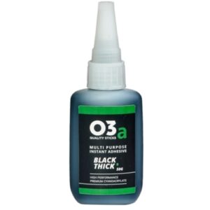 O3a Cyanoacrylate Adhesive, Black, Thick, 50g | O3A81086