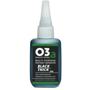 O3a Cyanoacrylate Adhesive, Black, Thick, 20g | O3A81123