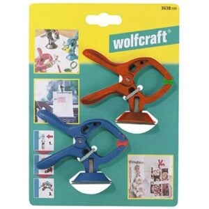 Wolfcraft 2Pc Mini 30 Spring Clamp with Suction Cup | 3638100