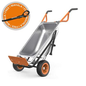 Worx Aerocart 8-In-1 Wheelbarrow + FREE 20V Compact Air Leaf Blower (Bare Tool)