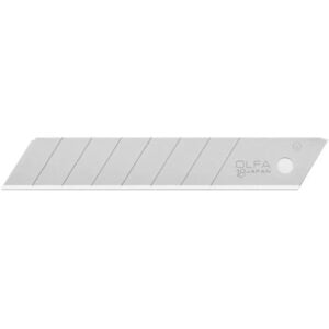 Olfa 30Pc Snap-Off Blades with Belt Clip, 8-Segments, 18mm x 100mm | BLA LB30B