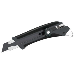 Olfa Gray 18mm Heavy Duty Wheel Lock Utility Snap-Off Knife | CTR L5-GRAY