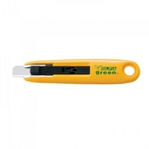 Olfa Green Compact Self-Retracting Safety Box Knife (Recycled) | CTR SK7 GREEN