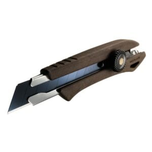 Olfa 18mm Woody Cutter Wheel Lock Utility Snap-Off Knife | CTR WD-LBRN