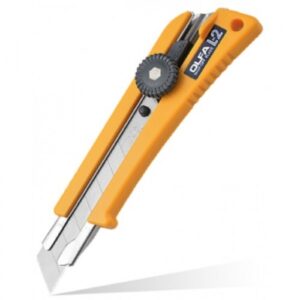 Olfa 18mm Heavy Duty Wheel Lock Utility Snap-Off Knife | CTR L-2