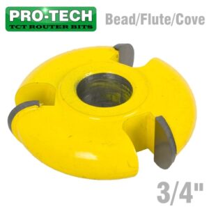 Pro-Tech 3 Wing Cutter 3/4″ Bead/Flute/Cove (KP2)