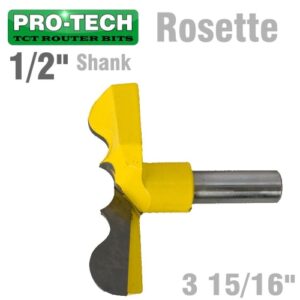 Rosette Bit 84mm (3 15/16’Cutting Diameter) 1/2′ Shank