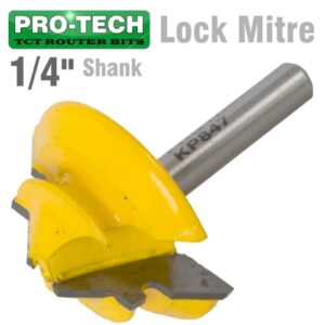 Pro-Tech Lock Mitre Bit 45 Degree 1/4″ Shank