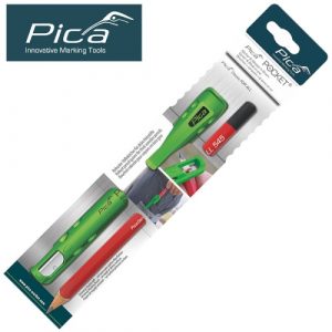 Pica Pocket C/W 1 For All Graphite 2B Marking Pencil In Blister (PICA505-04)