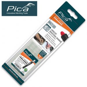 Pica 4Pc Visor Permanent Marker Refills White In Blister (PICA991-52-SB)